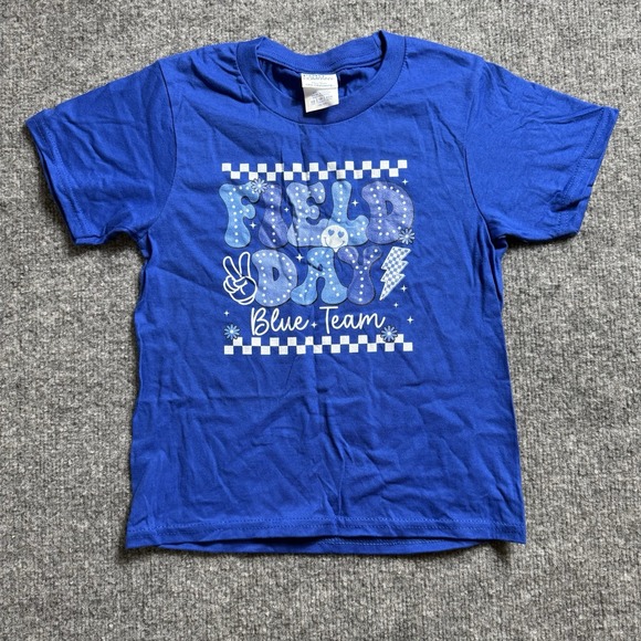 Port & Company Other - Port & Company Youth Field Day Blue Team Graphic Tee Royal Blue Size XS 4/5